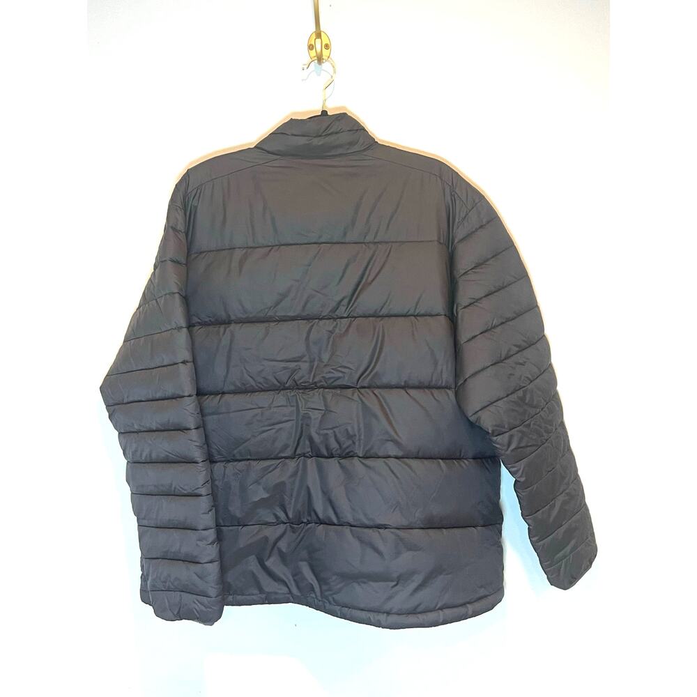Mens Columbia Frost Fighter Puffer Jacket Black With Orange Accents Size XL - Picture 2 of 6